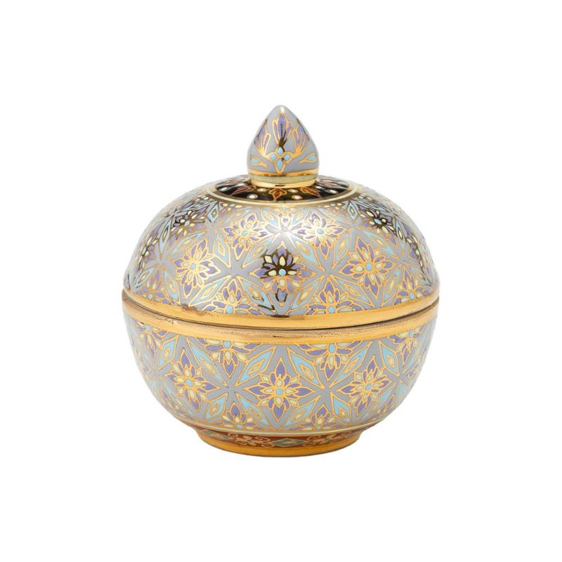 ブランベンジャロン工房 小物入れ クラチャン グレイ