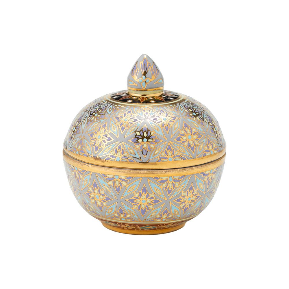 ブランベンジャロン工房 小物入れ クラチャン グレイ