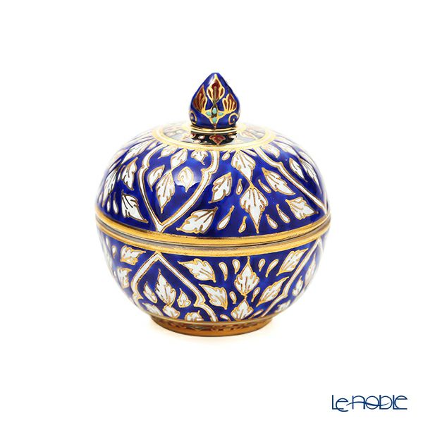 ブランベンジャロン工房 小物入れ ロータスチャネルブルー