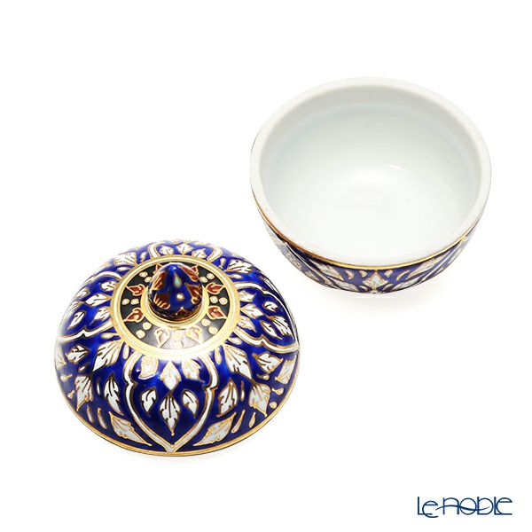 ブランベンジャロン工房 小物入れ ロータスチャネルブルー