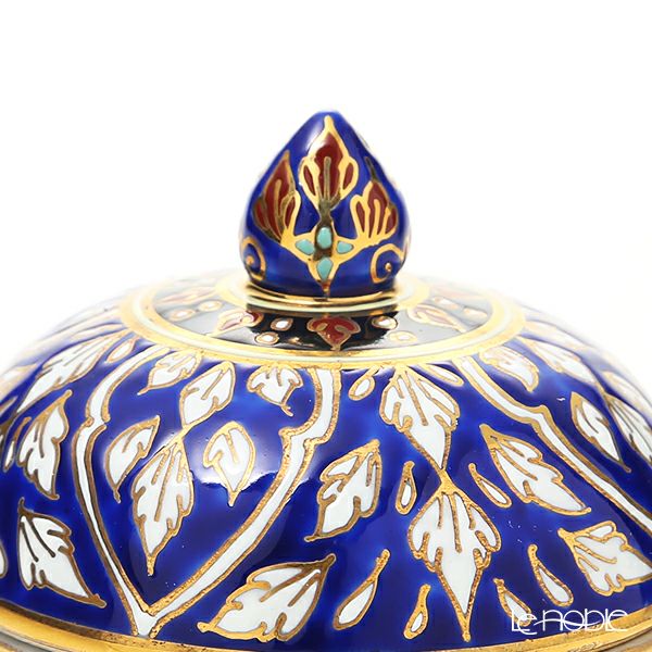 ブランベンジャロン工房 小物入れ ロータスチャネルブルー