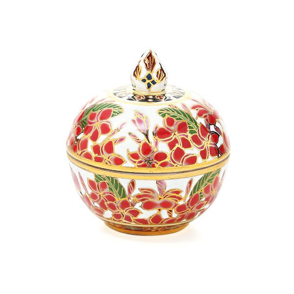 ブランベンジャロン工房 小物入れ プルメリアレッド