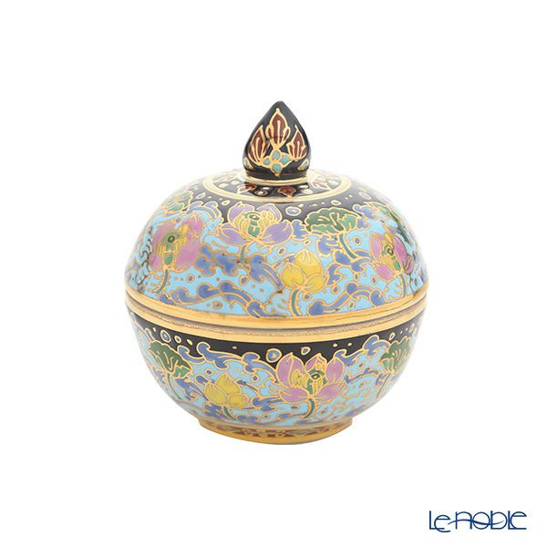 ブランベンジャロン工房 小物入れ ウォーターロータスブラック