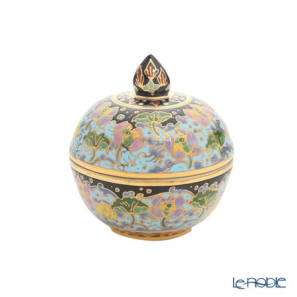 ブランベンジャロン工房 小物入れ ウォーターロータスブラック