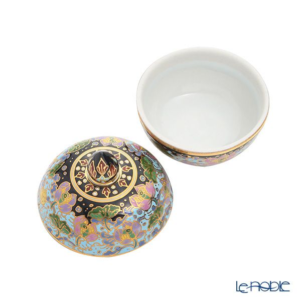 ブランベンジャロン工房 小物入れ ウォーターロータスブラック