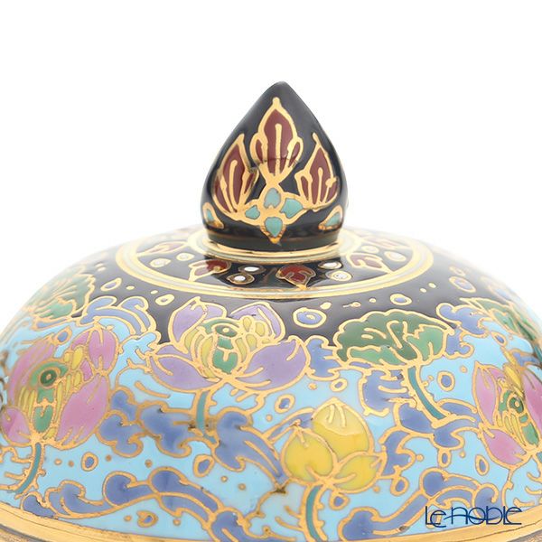 ブランベンジャロン工房 小物入れ ウォーターロータスブラック