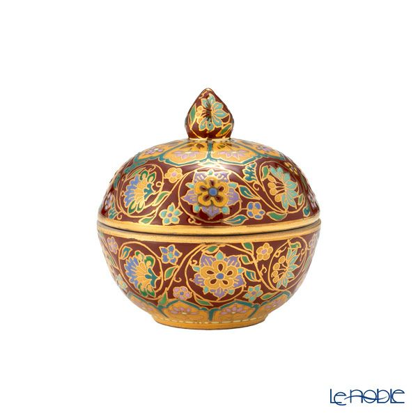 ブランベンジャロン工房 小物入れ スコータイチャネルマルーン