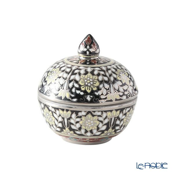 ブランベンジャロン工房 小物入れ カニェンブラック／プラチナ