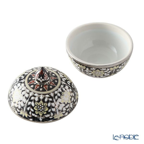 ブランベンジャロン工房 小物入れ カニェンブラック／プラチナ