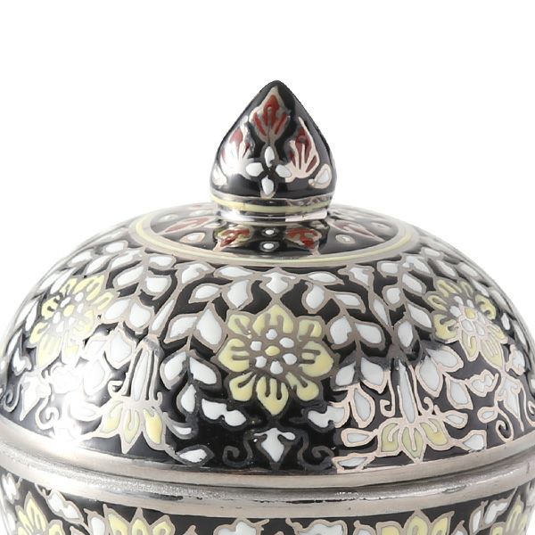 ブランベンジャロン工房 小物入れ カニェンブラック／プラチナ