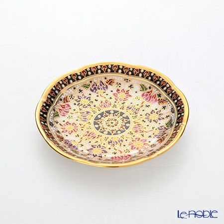 ブランベンジャロン工房 ロータスフラワー多彩 ミニプレート