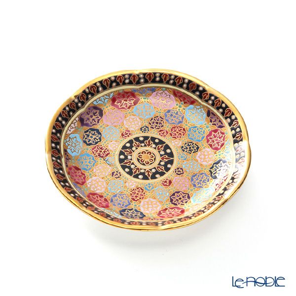 ブランベンジャロン工房 ミニプレート 8cm ピクンフラワー