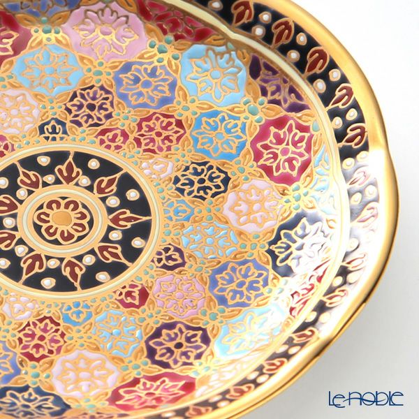 ブランベンジャロン工房 ミニプレート 8cm ピクンフラワー