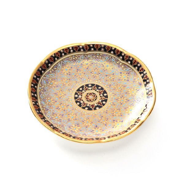 ブランベンジャロン工房 ミニプレート 8cm クラチャン グレイ