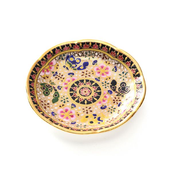 ブランベンジャロン工房 ミニプレート 8cm バタフライミラー