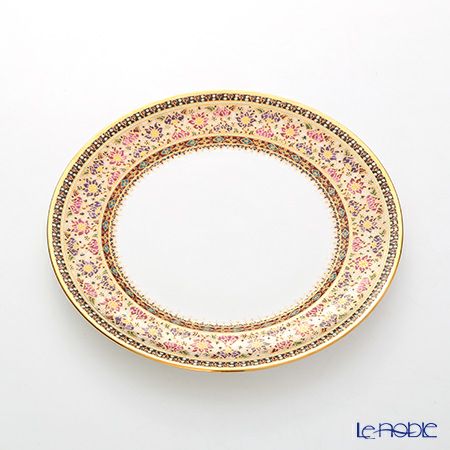 ブランベンジャロン工房 ロータスフラワー多彩 プレート 19cm