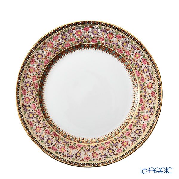 ブランベンジャロン工房 プレート 25cm ロータスフラワー多彩