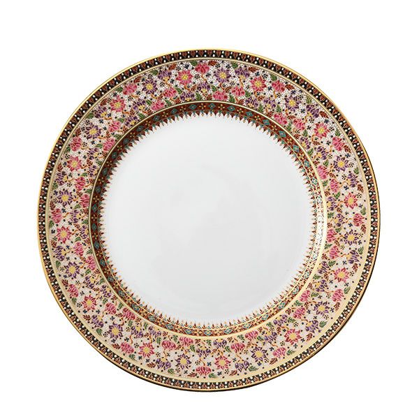 ブランベンジャロン工房 プレート 25cm ロータスフラワー多彩