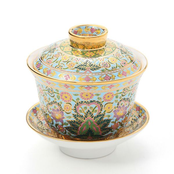 ブランベンジャロン工房 ボタニカルブーケ オリエンタルカップ＆ソーサー S