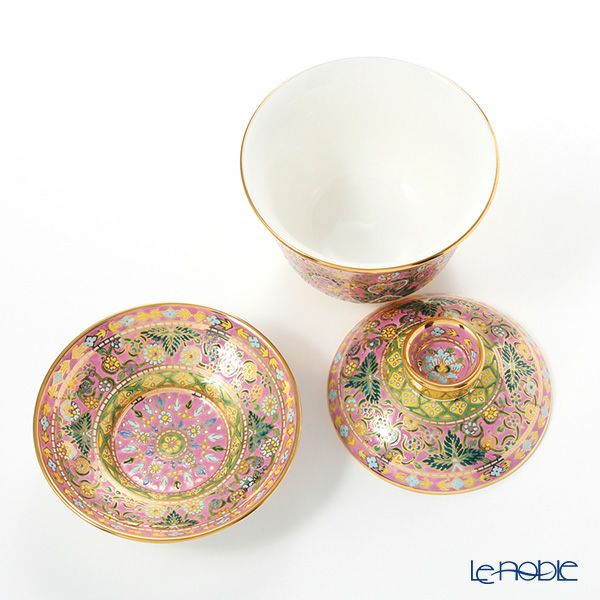 ブランベンジャロン工房 ボタニカルブーケP オリエンタルカップ＆ソーサー S