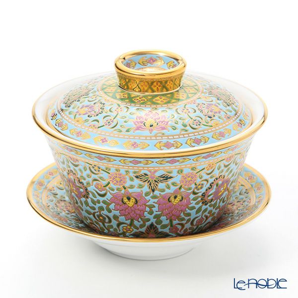 ブランベンジャロン工房 ボタニカルブーケ オリエンタルカップ＆ソーサー L