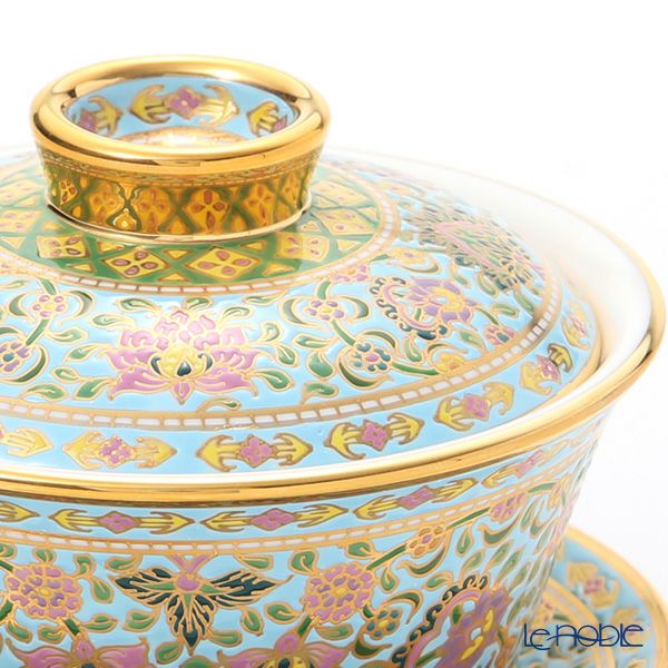 ブランベンジャロン工房 ボタニカルブーケ オリエンタルカップ＆ソーサー L