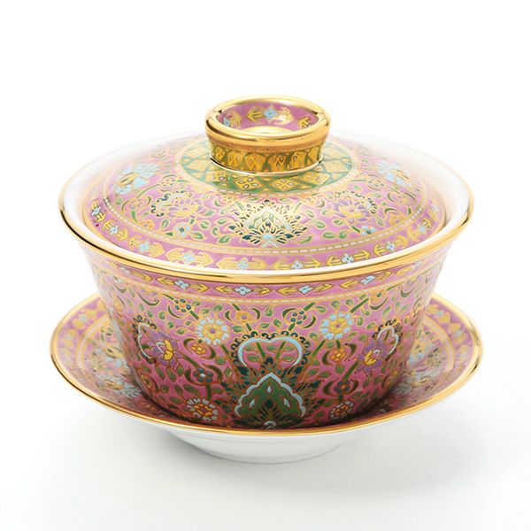 ブランベンジャロン工房 ボタニカルブーケP オリエンタルカップ＆ソーサー L