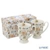 DUO フローラルシリーズ イングリッシュローズ マグカップ ホワイト ペア 340ml