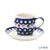 ポーリッシュポタリー（ポーランド陶器） ボレスワヴィエツ コーヒーカップ＆ソーサー 160ml／14.2cm 913／710／D-41