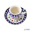 ポーリッシュポタリー（ポーランド陶器） ボレスワヴィエツ コーヒーカップ＆ソーサー 160ml／14.2cm 913／710／D-41