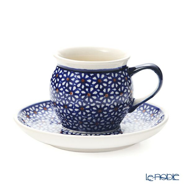 ポーリッシュポタリー（ポーランド陶器） ボレスワヴィエツ コーヒーカップ＆ソーサー 160ml／14.2cm 913／710／120