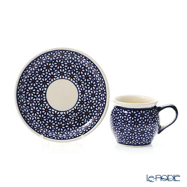 ポーリッシュポタリー（ポーランド陶器） ボレスワヴィエツ コーヒーカップ＆ソーサー 160ml／14.2cm 913／710／120