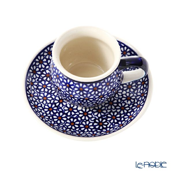 ポーリッシュポタリー（ポーランド陶器） ボレスワヴィエツ コーヒーカップ＆ソーサー 160ml／14.2cm 913／710／120