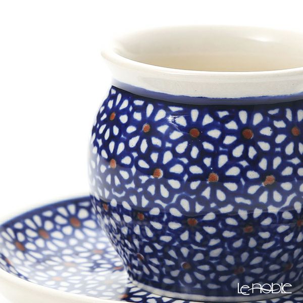 ポーリッシュポタリー（ポーランド陶器） ボレスワヴィエツ コーヒーカップ＆ソーサー 160ml／14.2cm 913／710／120