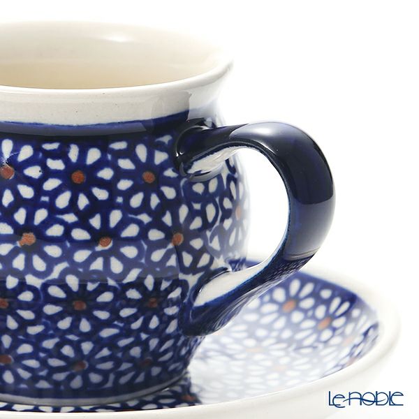ポーリッシュポタリー（ポーランド陶器） ボレスワヴィエツ コーヒーカップ＆ソーサー 160ml／14.2cm 913／710／120