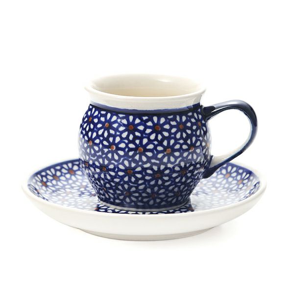 ポーリッシュポタリー（ポーランド陶器） ボレスワヴィエツ コーヒーカップ＆ソーサー 160ml／14.2cm 913／710／120