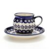 ポーリッシュポタリー（ポーランド陶器） ボレスワヴィエツ コーヒーカップ＆ソーサー 160ml 913／710／A-166A
