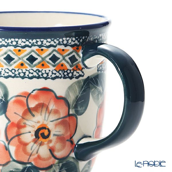 ポーリッシュポタリー（ポーランド陶器） ボレスワヴィエツ マグカップ 350ml／9.7cm 1105／ART-124 アートコレクション