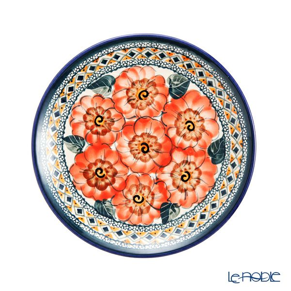 ポーリッシュポタリー（ポーランド陶器） ボレスワヴィエツ プレート 19.5cm 814／ART-124 アートコレクション