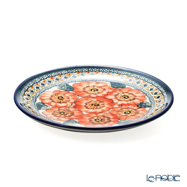 ポーリッシュポタリー（ポーランド陶器） ボレスワヴィエツ プレート 19.5cm 814／ART-124 アートコレクション