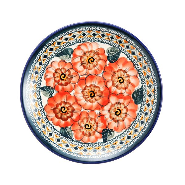 ポーリッシュポタリー（ポーランド陶器） ボレスワヴィエツ プレート 19.5cm 814／ART-124 アートコレクション