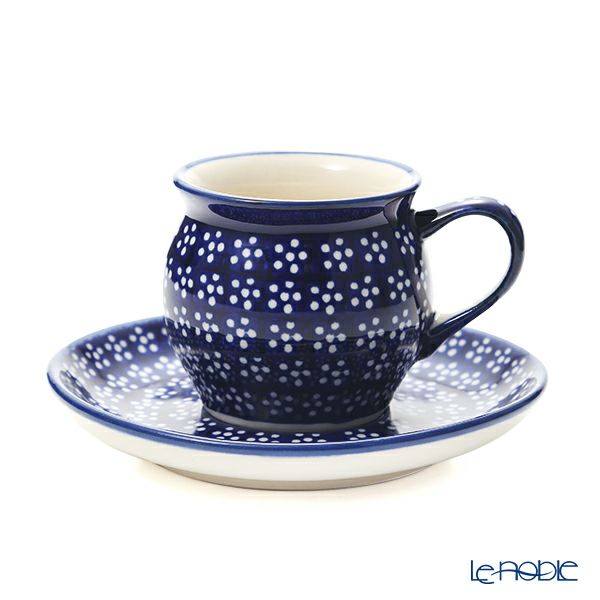 ポーリッシュポタリー（ポーランド陶器） ボレスワヴィエツ コーヒーカップ＆ソーサー 160ml／14.2cm 913／710／226A