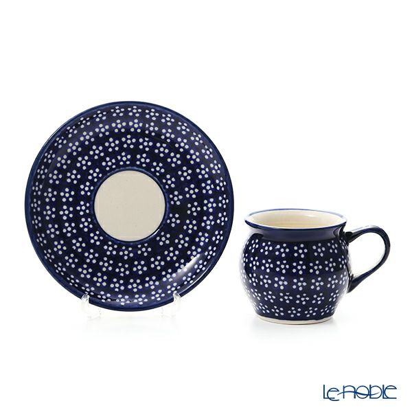 ポーリッシュポタリー（ポーランド陶器） ボレスワヴィエツ コーヒーカップ＆ソーサー 160ml／14.2cm 913／710／226A