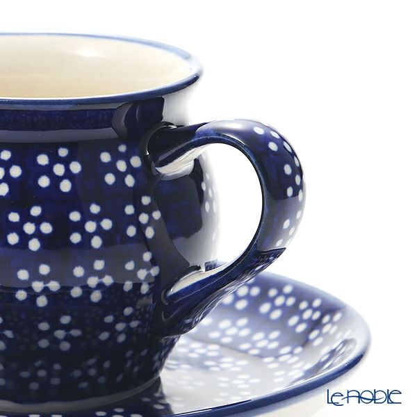 ポーリッシュポタリー（ポーランド陶器） ボレスワヴィエツ コーヒーカップ＆ソーサー 160ml／14.2cm 913／710／226A
