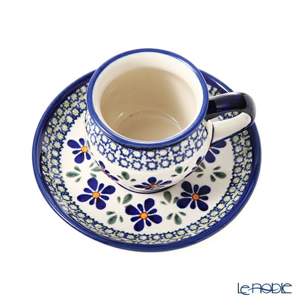 ポーリッシュポタリー（ポーランド陶器） ボレスワヴィエツ コーヒーカップ＆ソーサー 160ml／14.2cm 913／710／DU-60