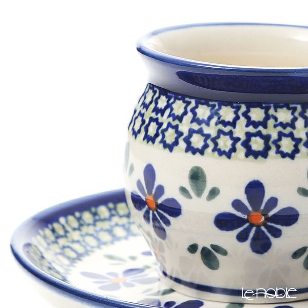 ポーリッシュポタリー（ポーランド陶器） ボレスワヴィエツ コーヒーカップ＆ソーサー 160ml／14.2cm 913／710／DU-60