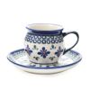 ポーリッシュポタリー（ポーランド陶器） ボレスワヴィエツ コーヒーカップ＆ソーサー 160ml／14.2cm 913／710／DU-60