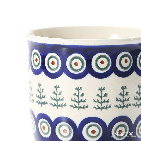 ポーリッシュポタリー（ポーランド陶器） ボレスワヴィエツ マグカップ 350ml／9.7cm XMAS／クリスマス（もみの木）1105／D-312