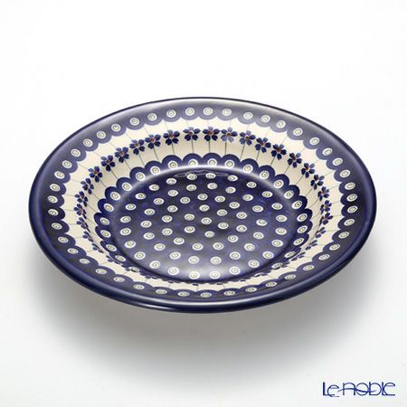 ポーリッシュポタリー（ポーランド陶器） ボレスワヴィエツ スーププレート 24cm 1419／A-166A