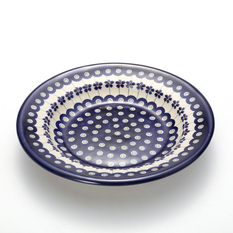 ポーリッシュポタリー（ポーランド陶器） ボレスワヴィエツ スーププレート 24cm 1419／A-166A